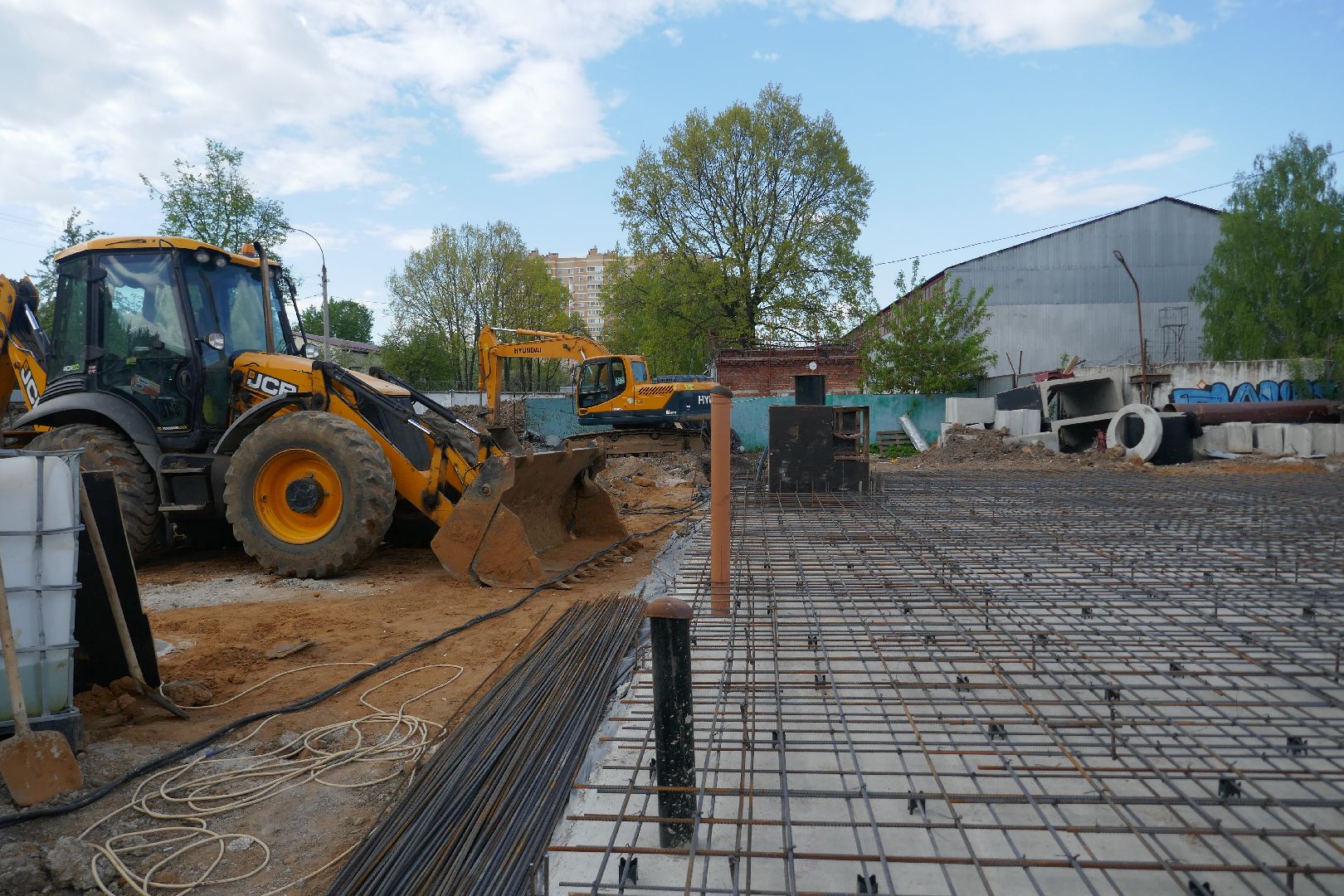 Подольск, котельная, фундамент, строительство