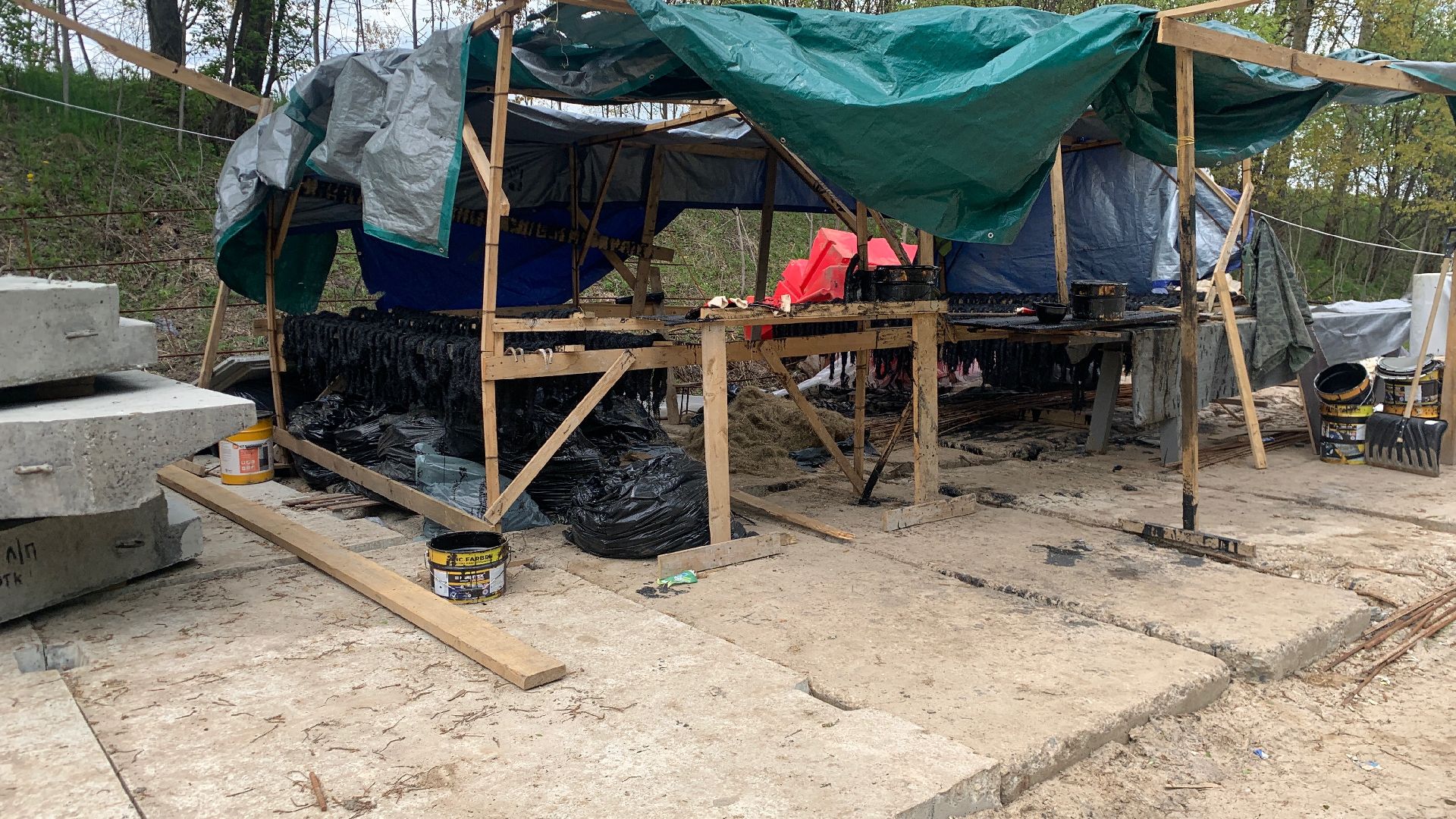 Ступино, Матюково, ремонт, ручей