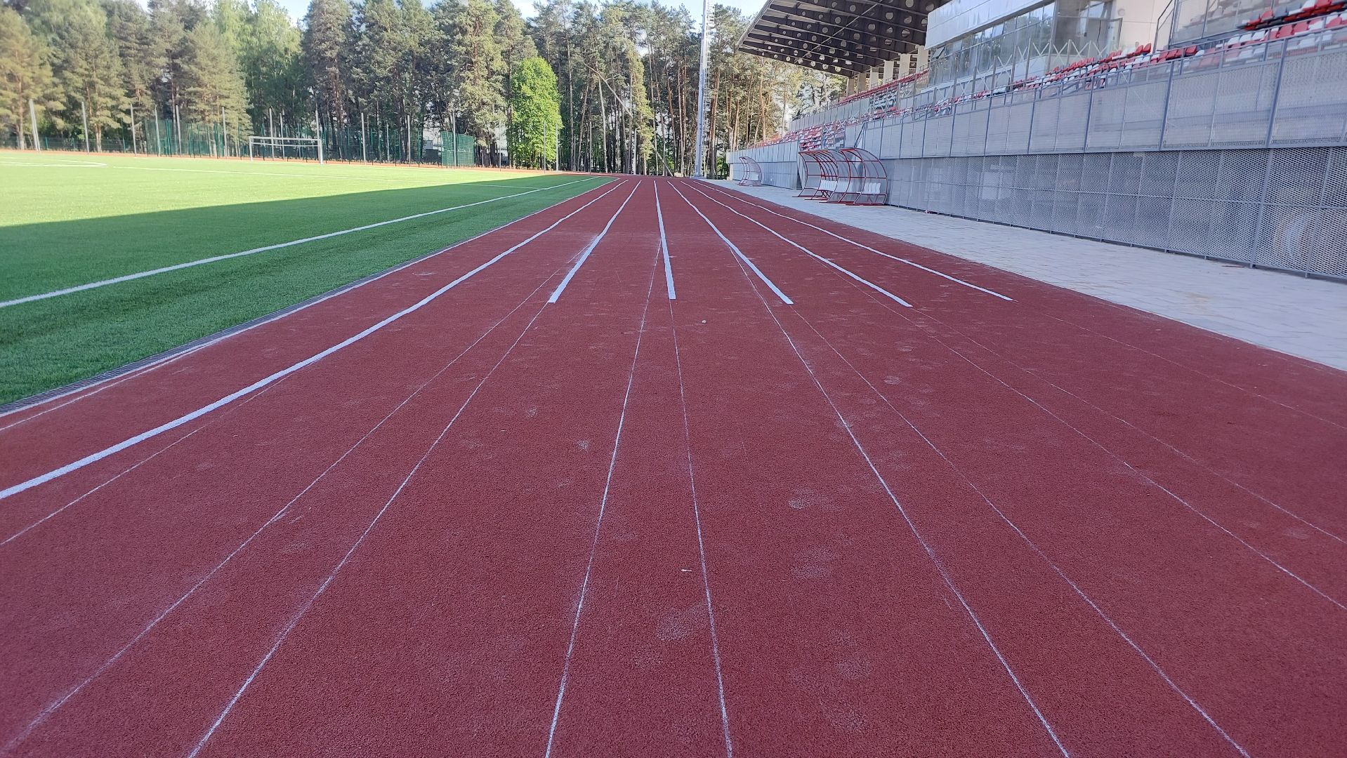 стадион, стадион спартак, спартак, серпухов, беговые дорожки, разметка, реконструкция, спортобъект,