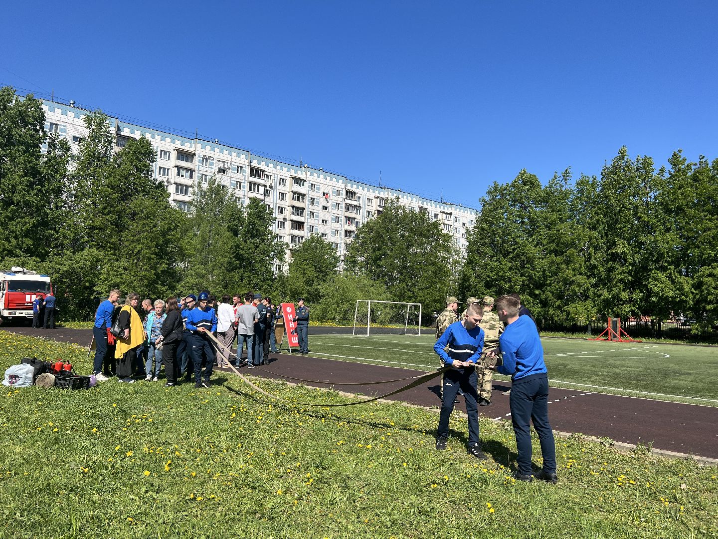 Химки, пожарные, соревнования, безопасность, МЧС