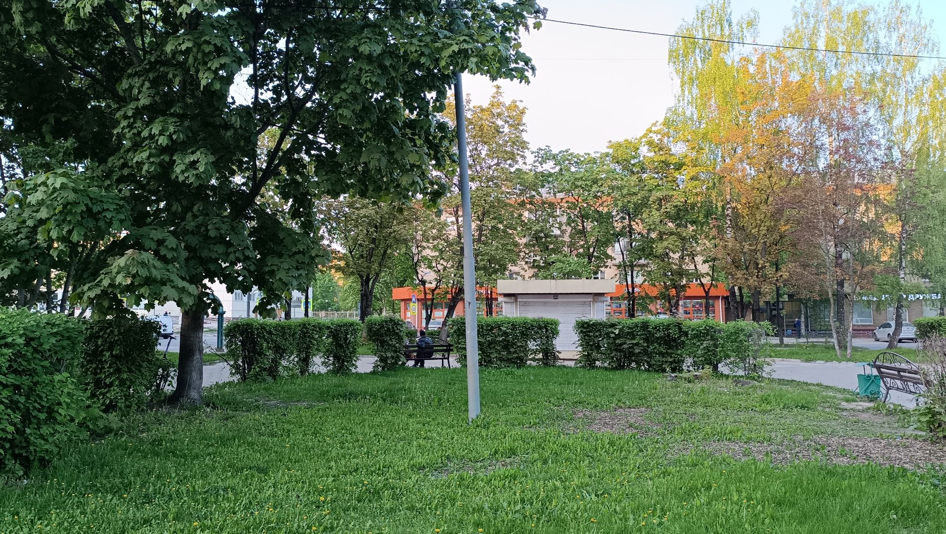 Лобня, благоустройство, сквер