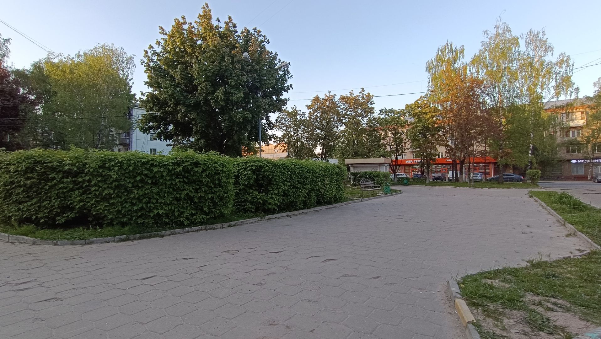 Лобня, благоустройство, сквер