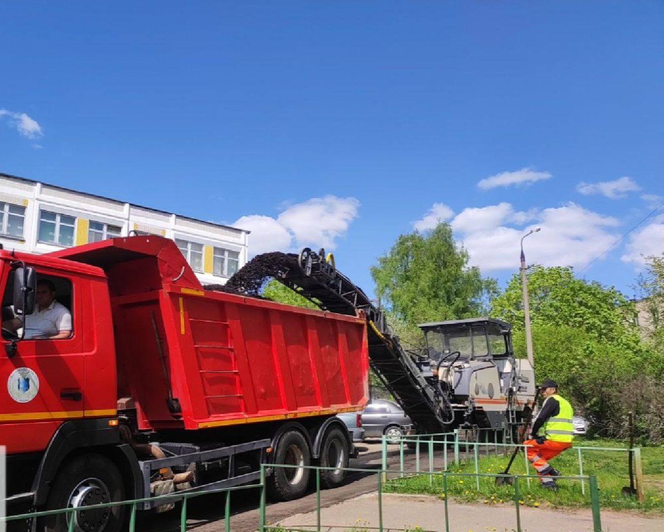 Красноармейск, Пушкинский, ремонт дорог, депутатский контроль