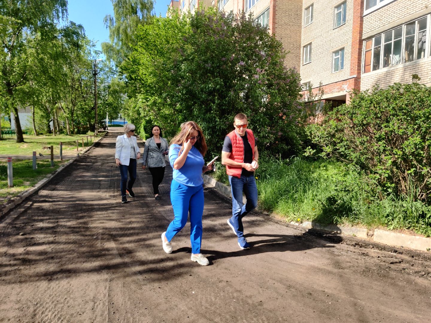 Красноармейск, Пушкинский, ремонт дорог, депутатский контроль