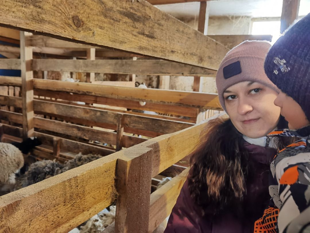 Контактный зоопарк, Горки