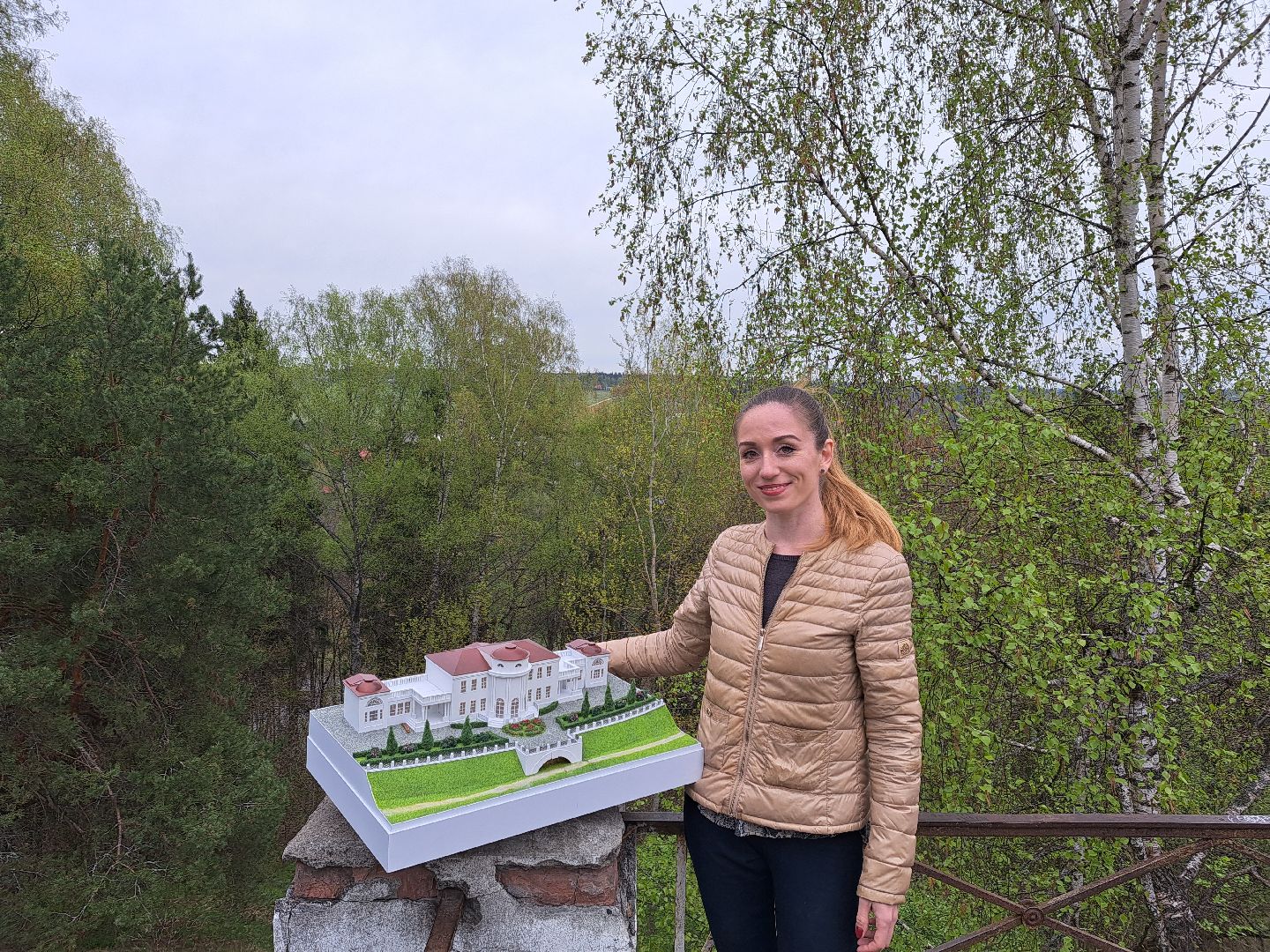 Рузский городской округ, Тучково, Любвино, усадьба, макет