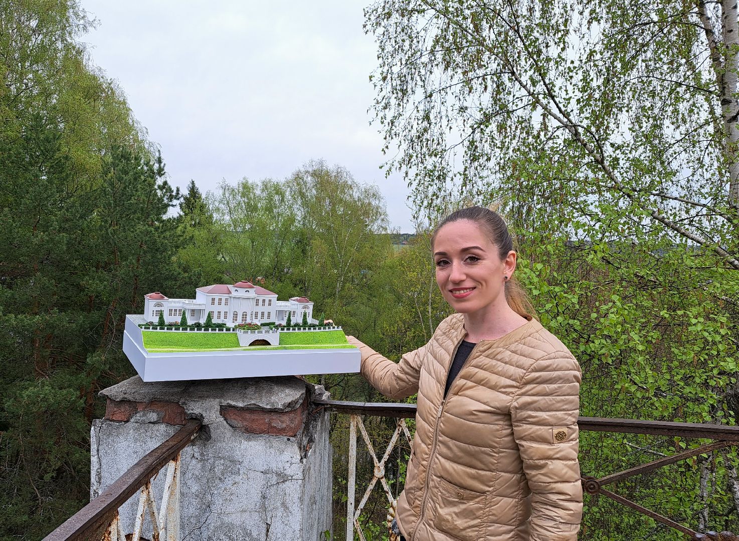 Рузский городской округ, Тучково, Любвино, усадьба, макет