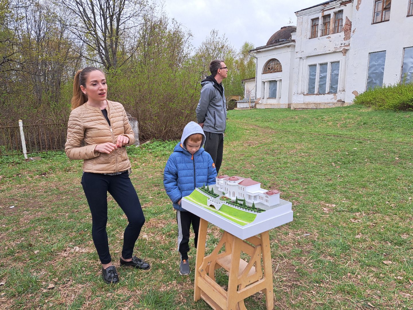 Рузский городской округ, Тучково, Любвино, усадьба, макет