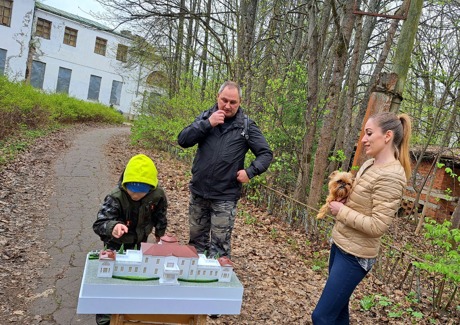 Рузский городской округ, Тучково, Любвино, усадьба, макет