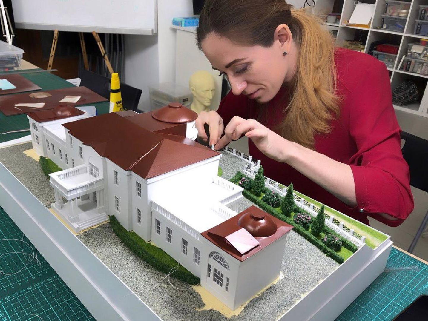 Рузский городской округ, Тучково, Любвино, усадьба, макет