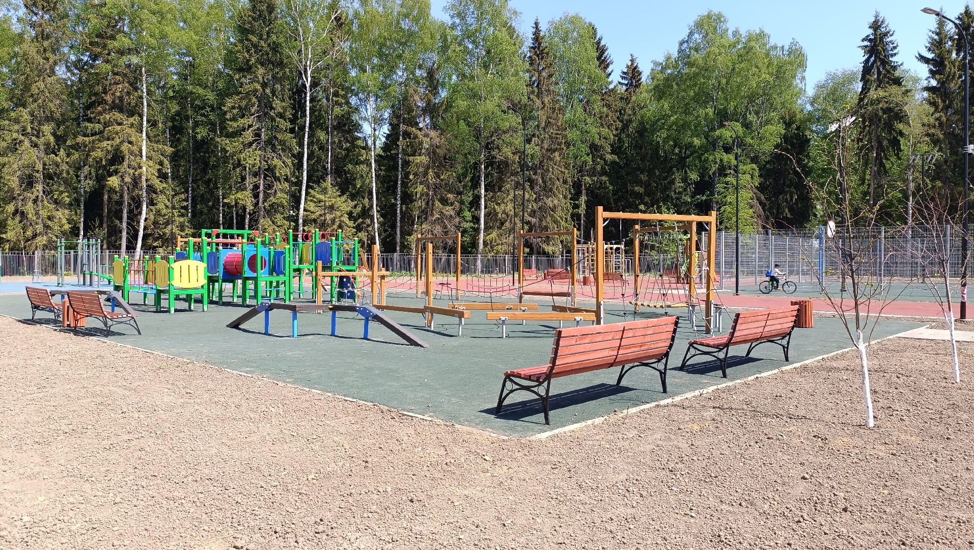 Лобня, благоустройство, школа