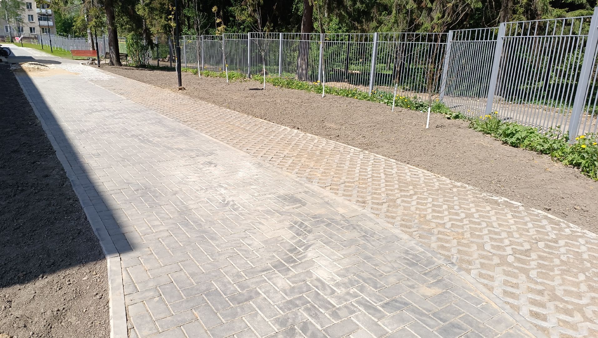 Лобня, благоустройство, школа