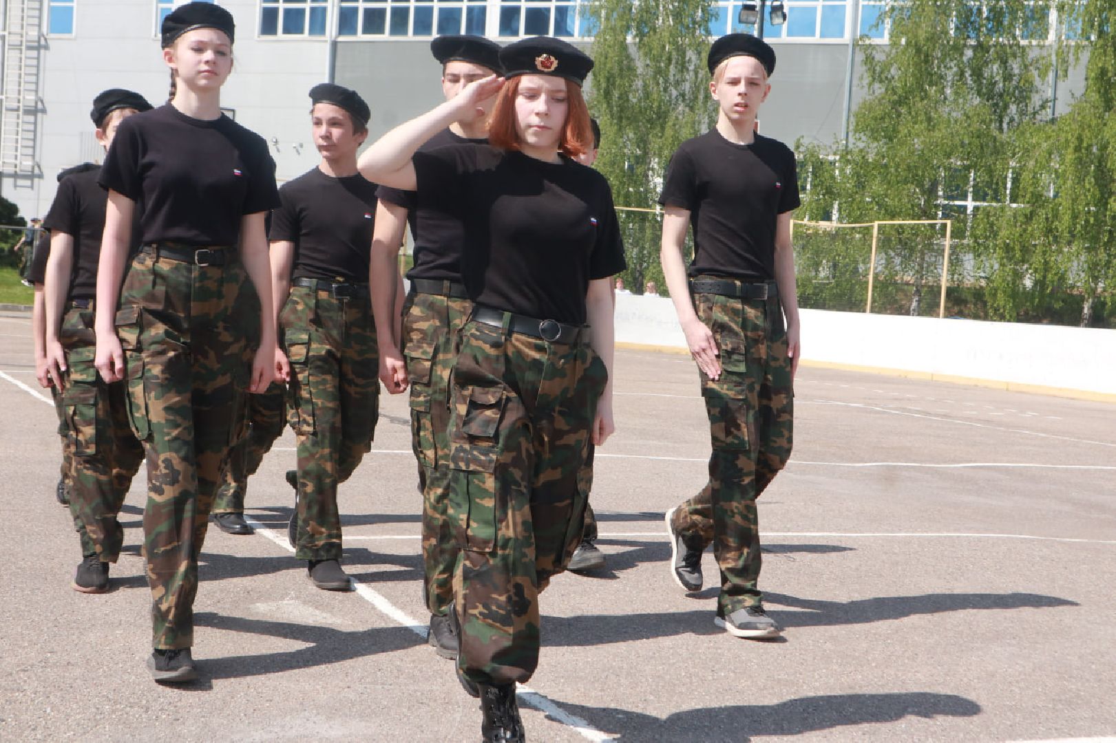 Пущино, зарница