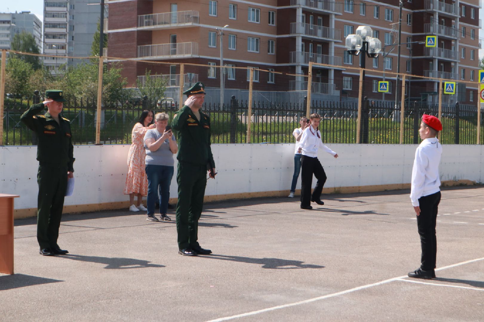 Пущино, зарница