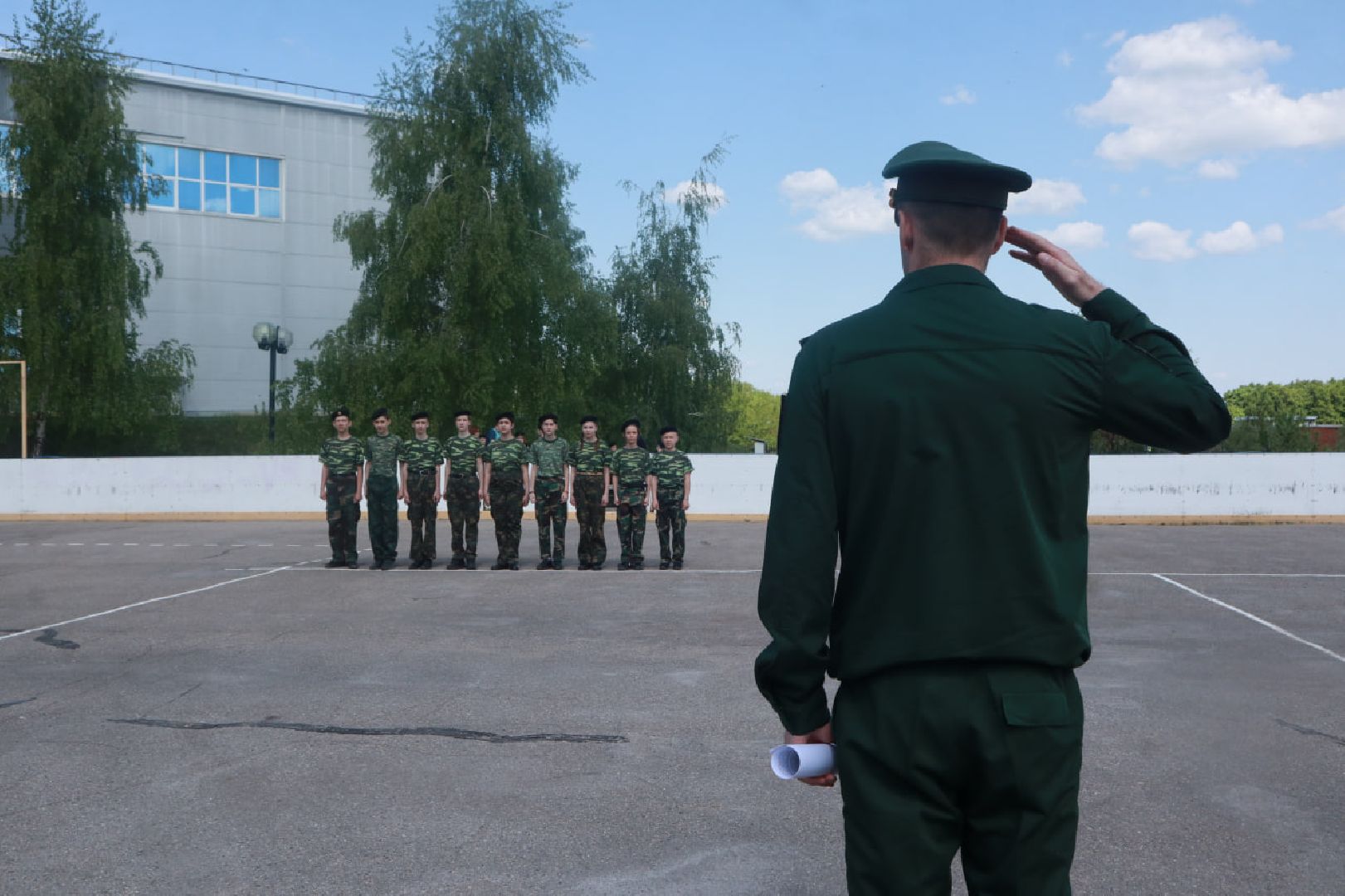 Пущино, зарница