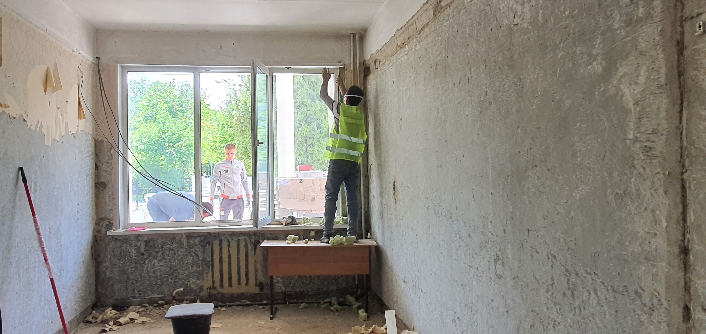 Ремонт Гальчинской школы, Домодедово