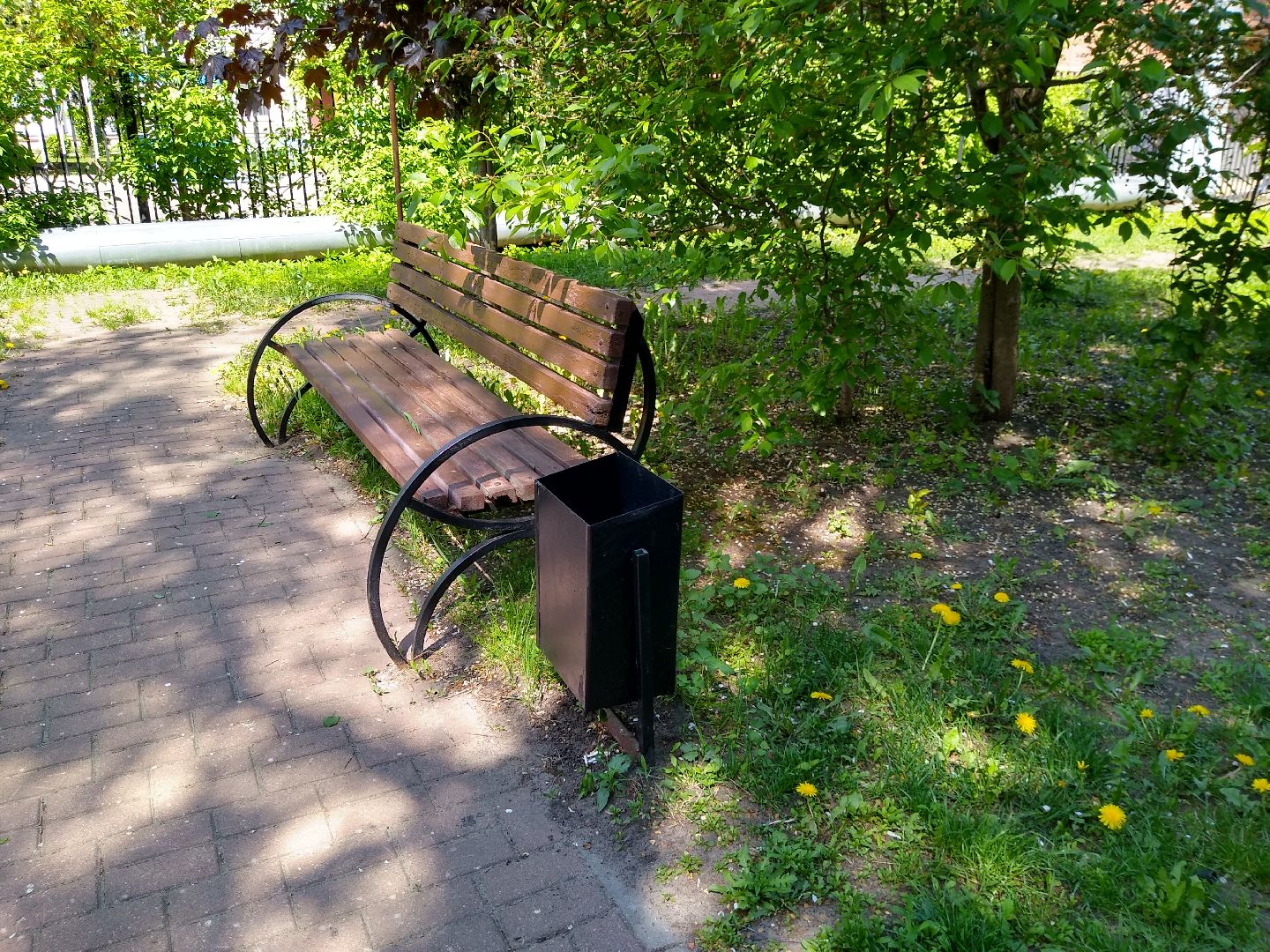 Раменское, ЖКХ, покраска скамеек
