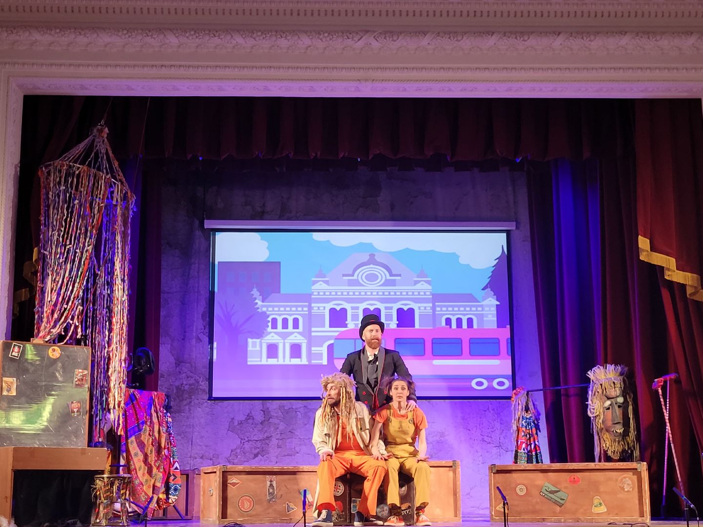 дети; театр; видное; дворец культуры; спектакль