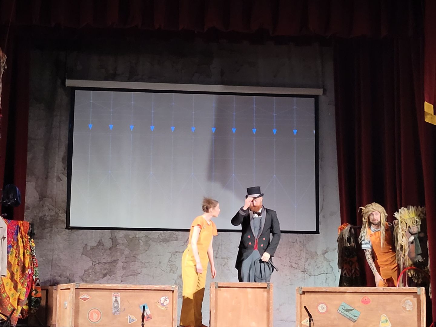 дети; театр; видное; дворец культуры; спектакль