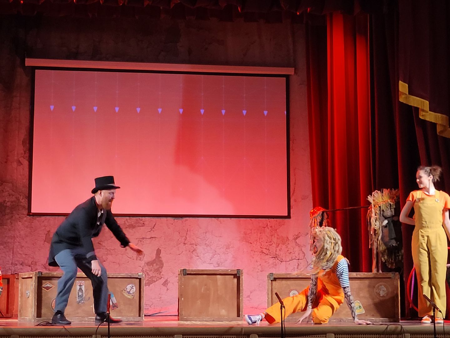 дети; театр; видное; дворец культуры; спектакль