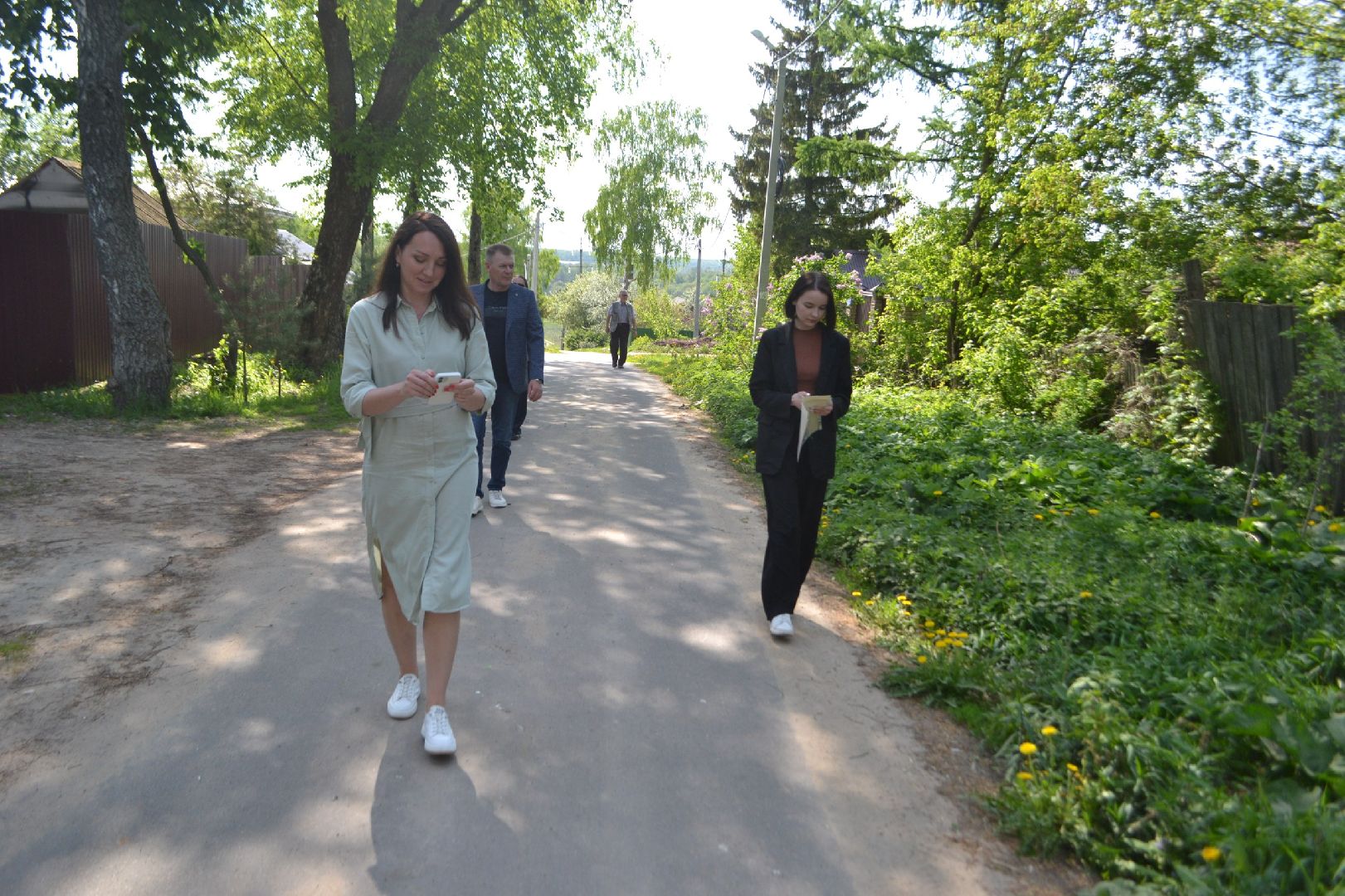 благоустройство, рейд по благоустройству, серпухов, глазово, окос травы, стройматериалы,