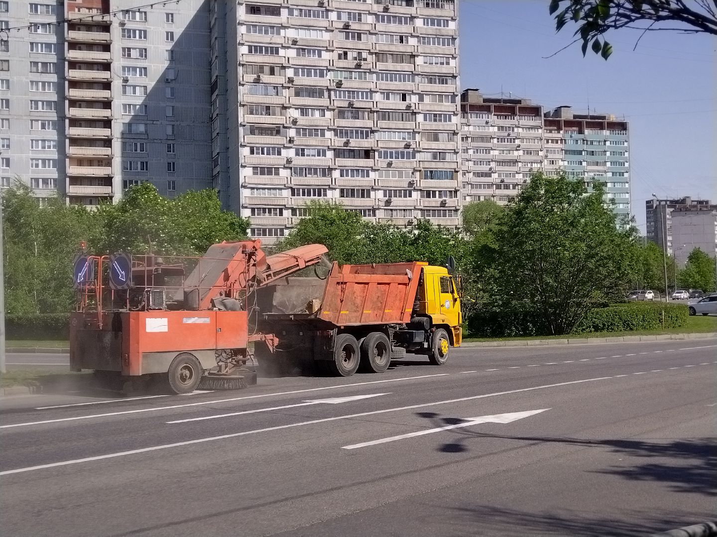 Дороги, уборка, Мытищи