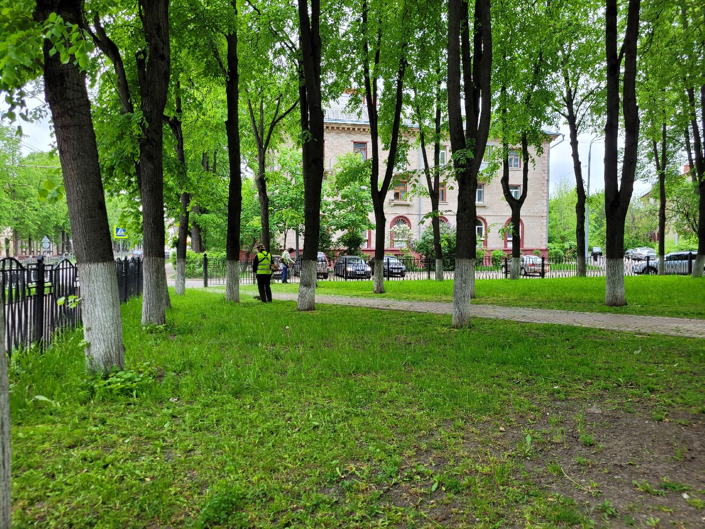 благоустройство; сквер; сезон; покос; видное