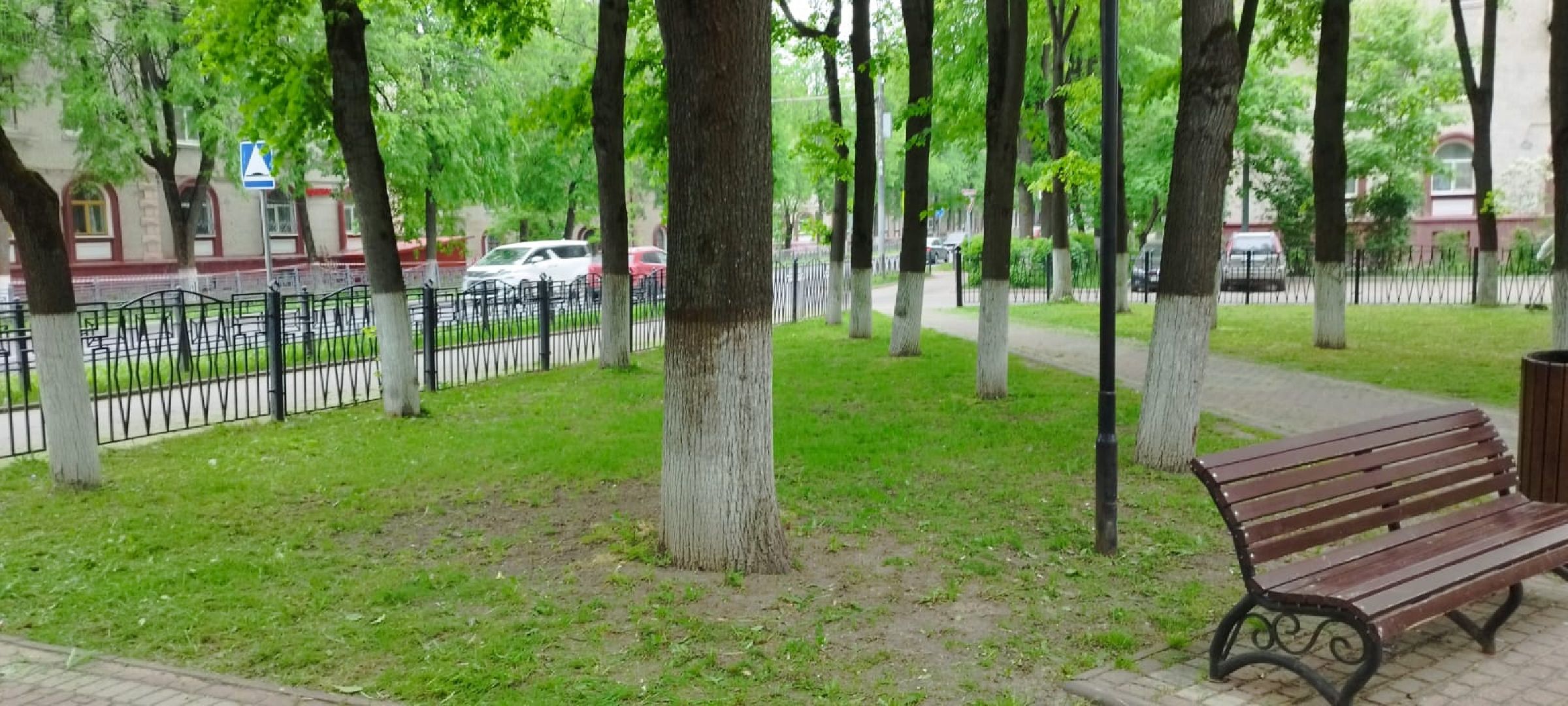 благоустройство; сквер; сезон; покос; видное