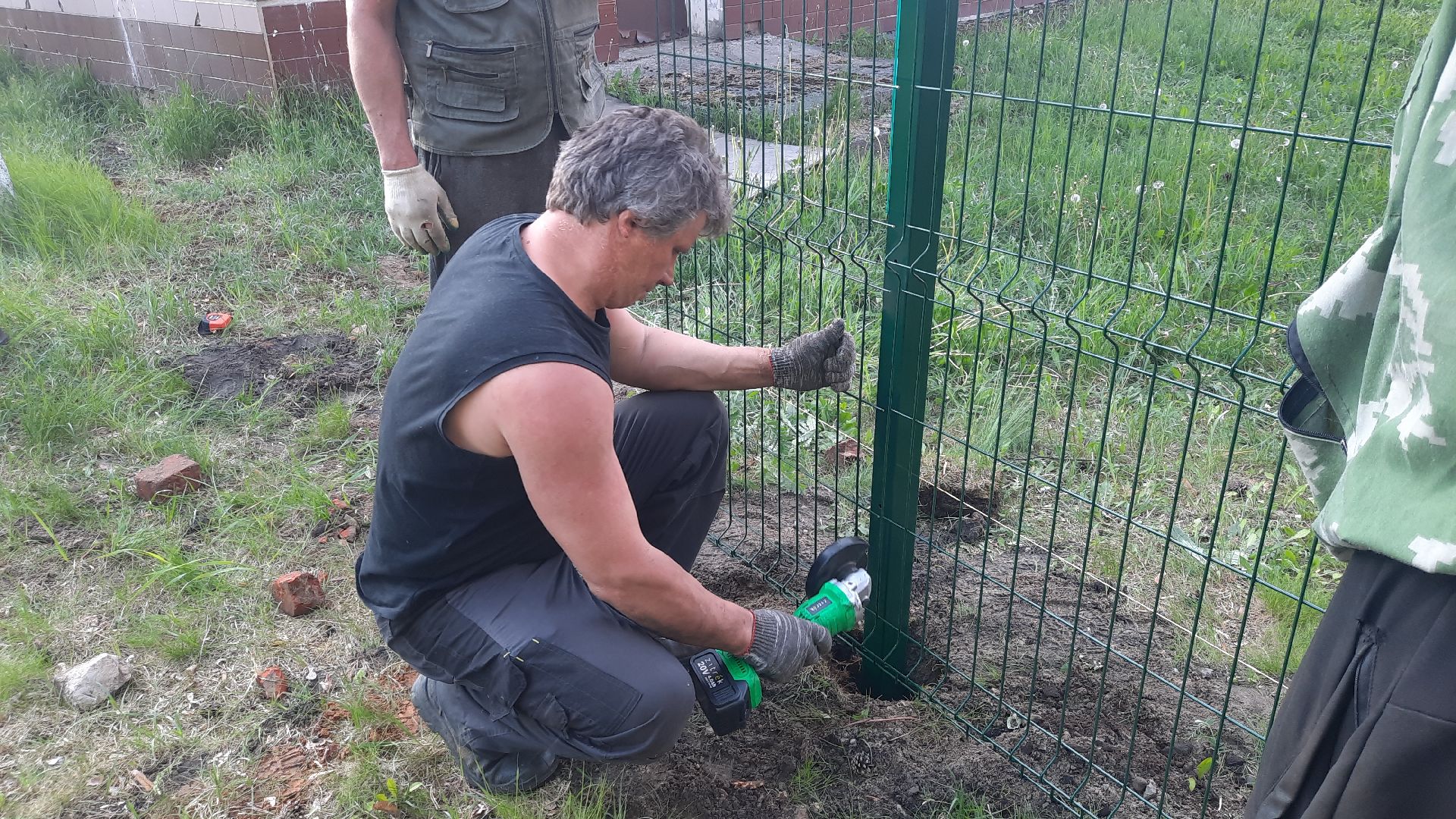 Шатура, ЦРБ, Больница, новый забор