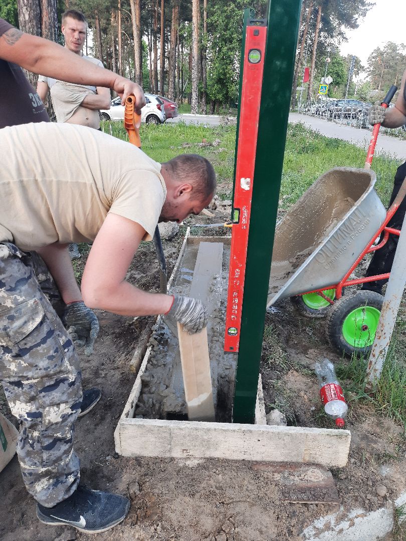 Шатура, ЦРБ, Больница, новый забор