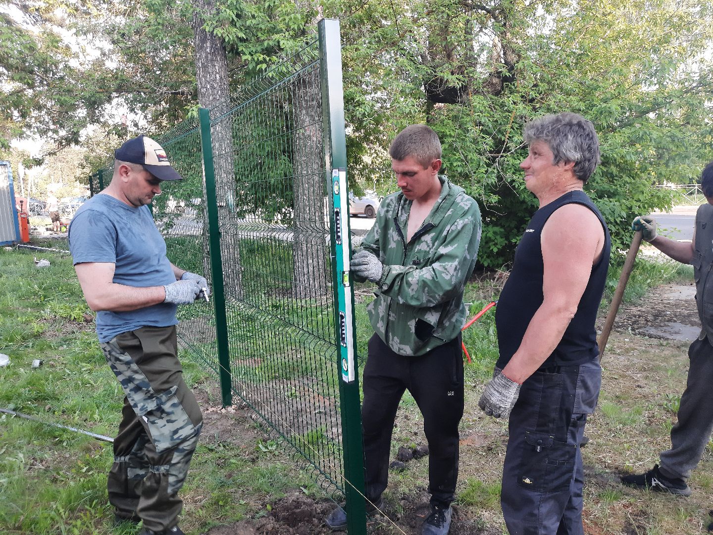 Шатура, ЦРБ, Больница, новый забор