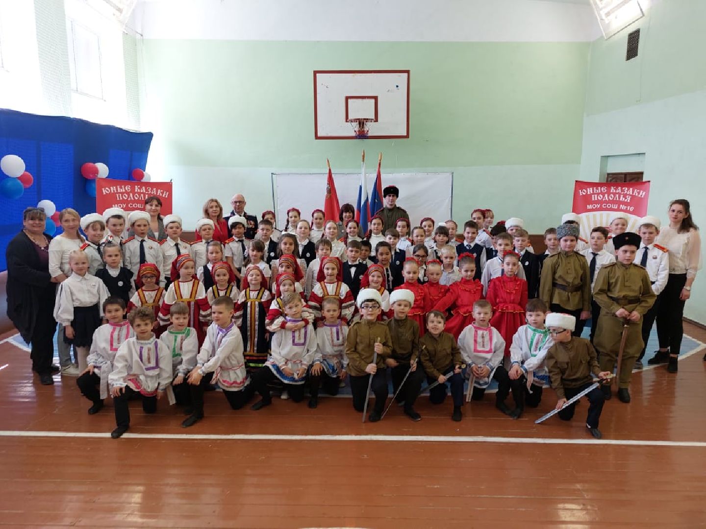 Подольск, казаки, казачий класс, фланкировка, шашка, патриотизм, воспитание