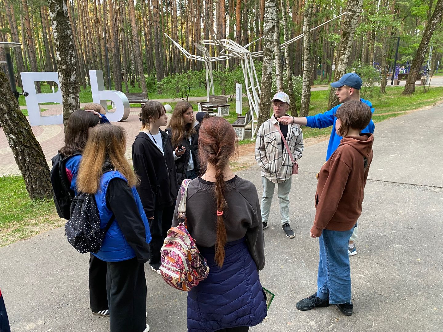 Домодедово, парк Ёлочки, волонтёры, молодёжь