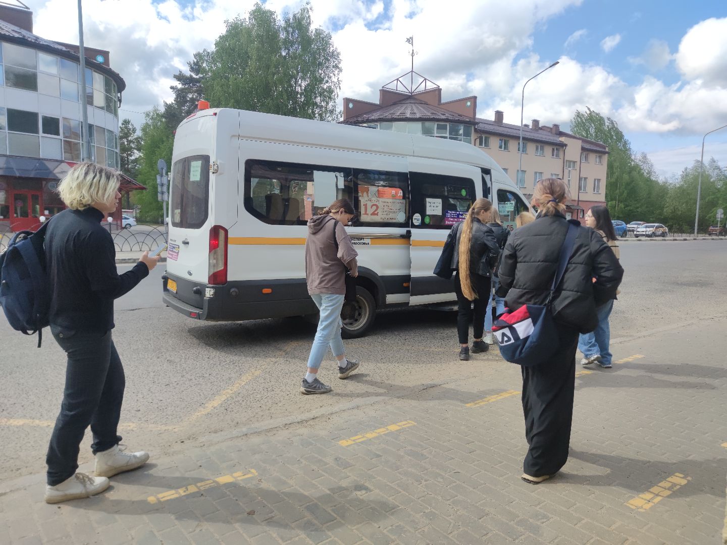 Уборка, дворники, Дубна