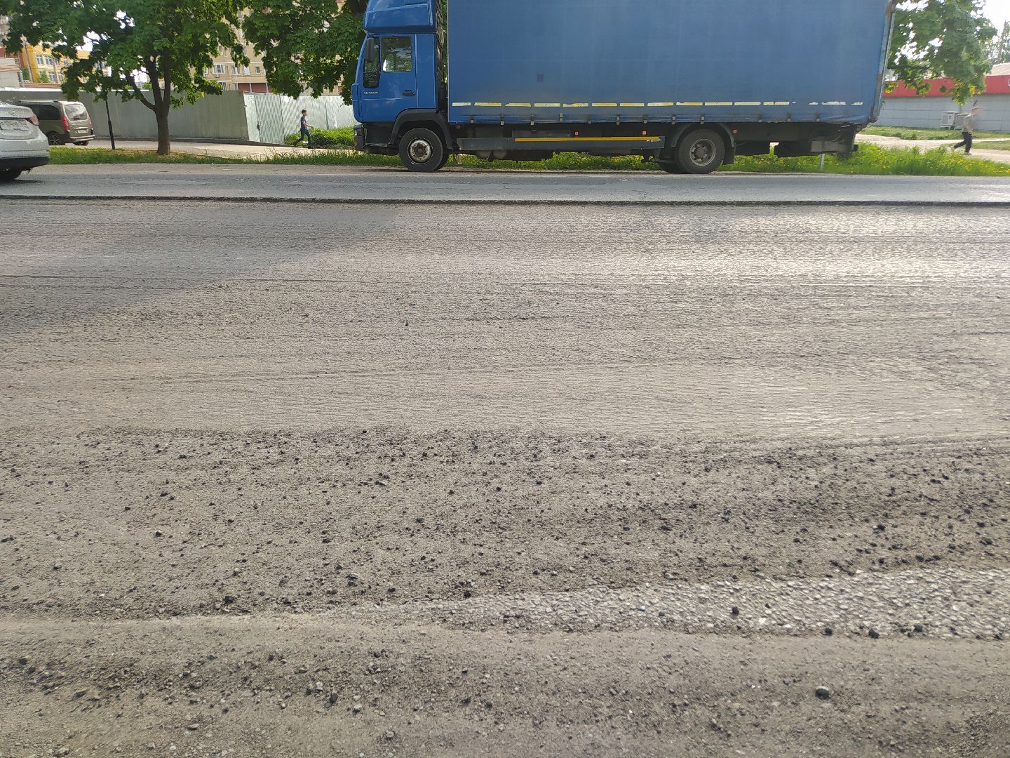 Асфальт, укладка, ремонт, дорога, улица