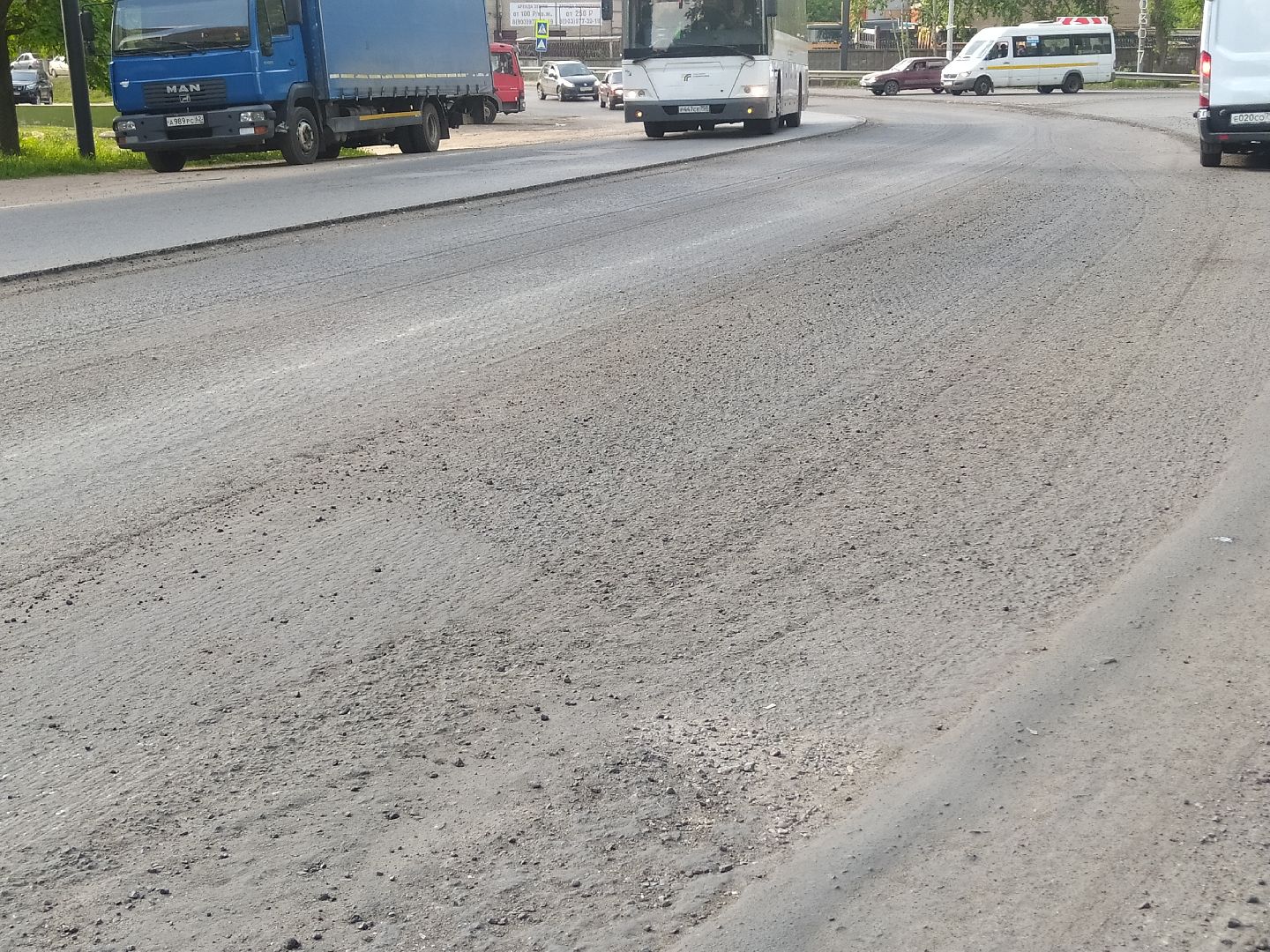 Асфальт, укладка, ремонт, дорога, улица