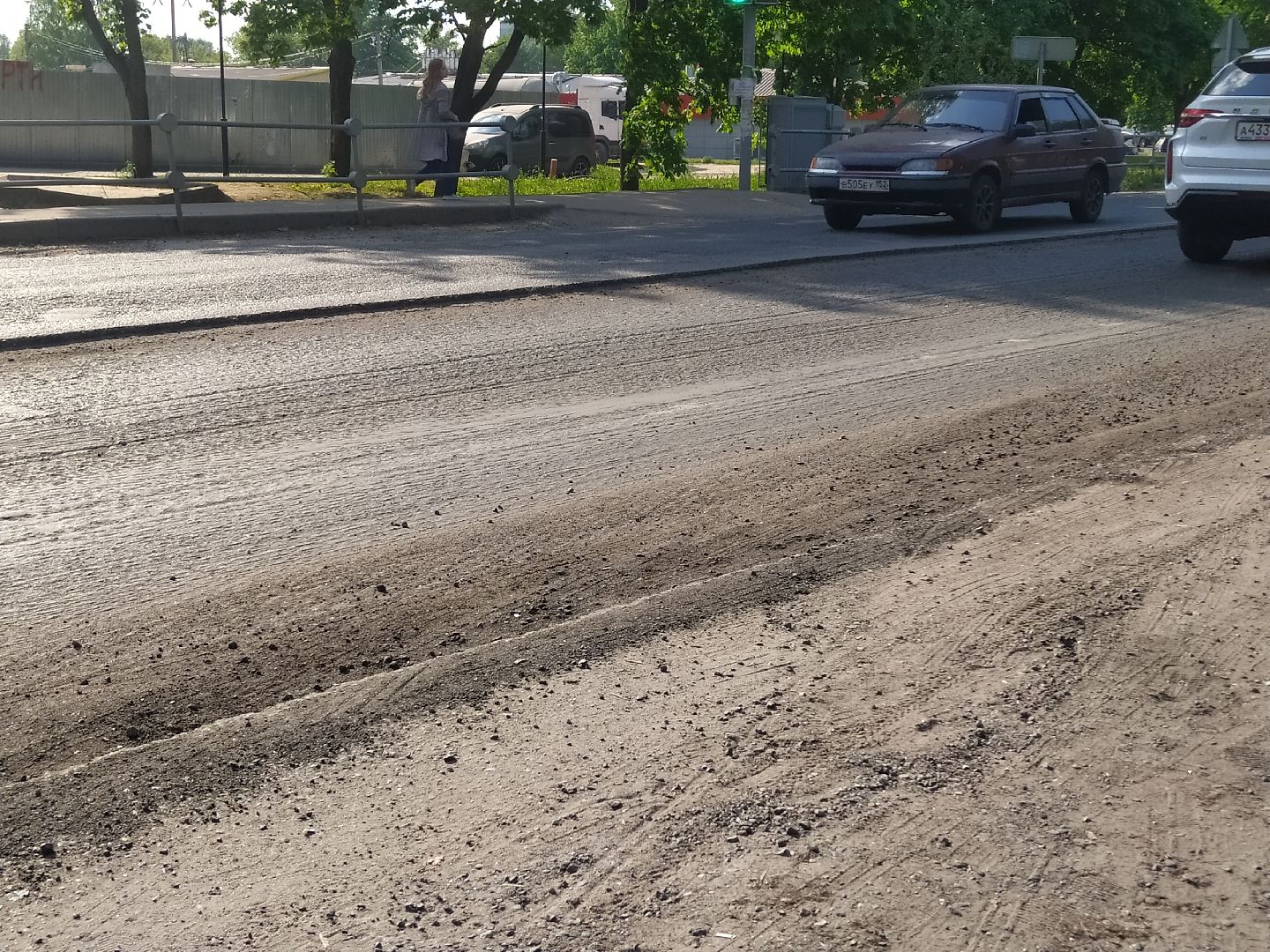 Асфальт, укладка, ремонт, дорога, улица