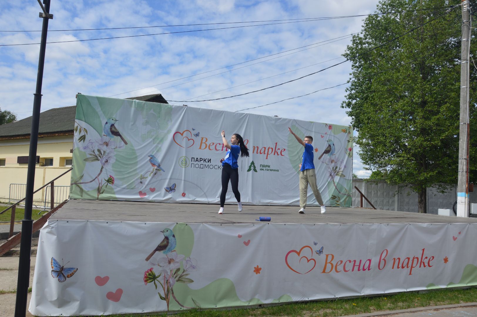 День здорового образа жизни Подмосковья, Шатура, Парк, Зарядка