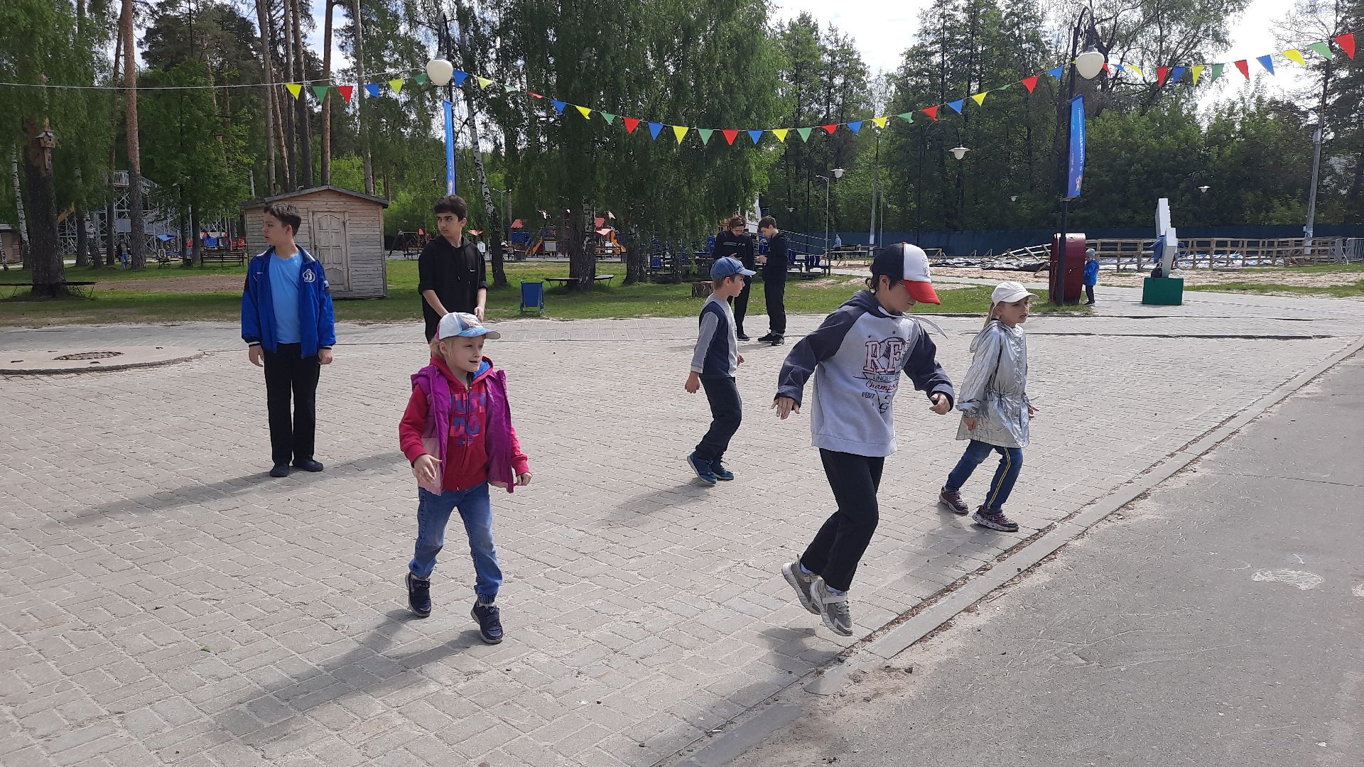 День здорового образа жизни Подмосковья, Шатура, Парк, Зарядка