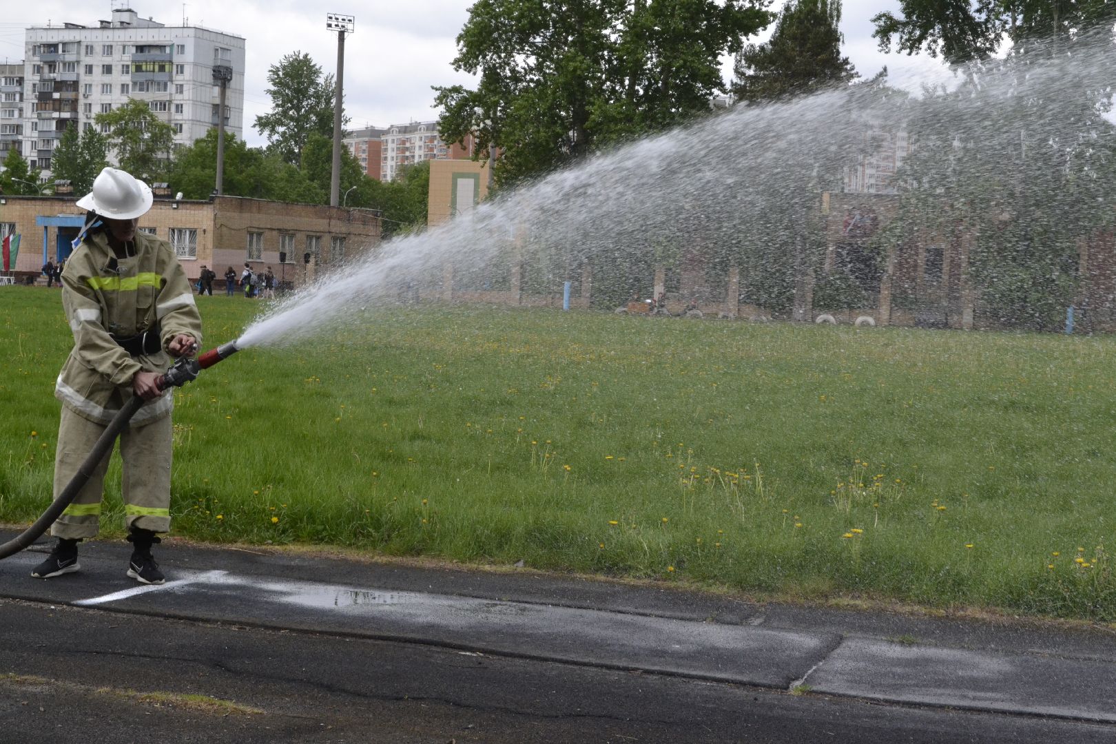 Балашиха, Подмосковье, пожарно-спасательный спорт, спартакиада, Мособлпожспас, кадеты, школы