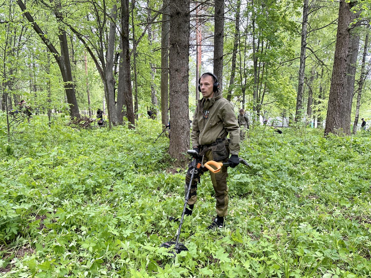 Клин, приборный поиск, люди, фестиваль