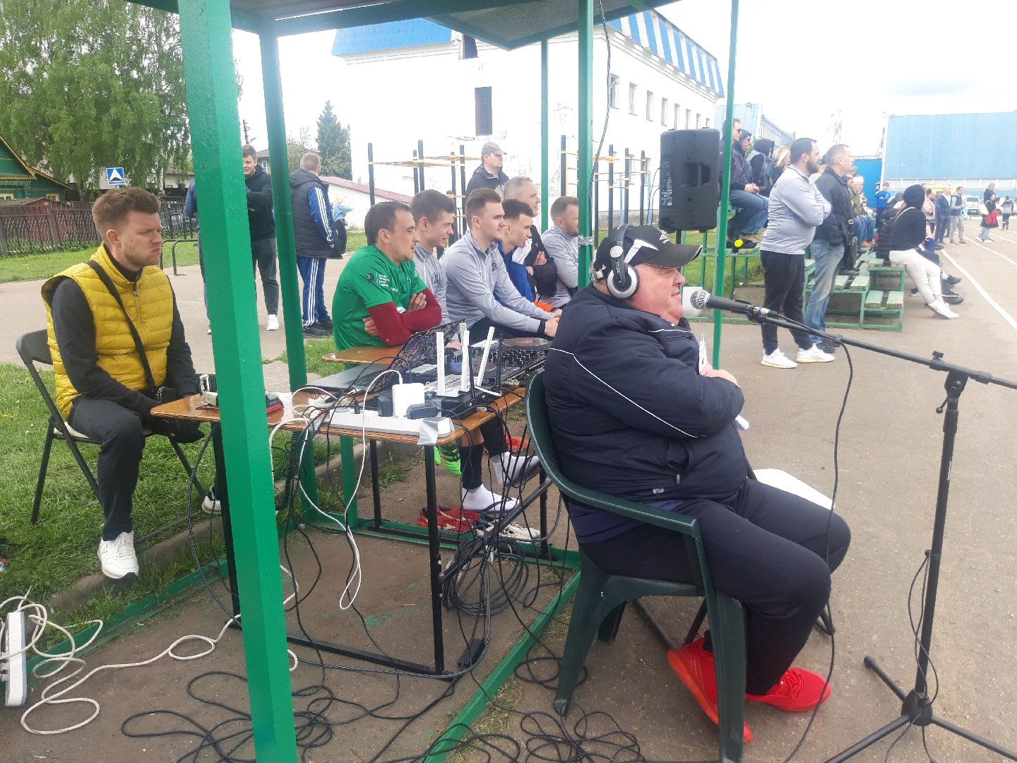 стадион, ветер,