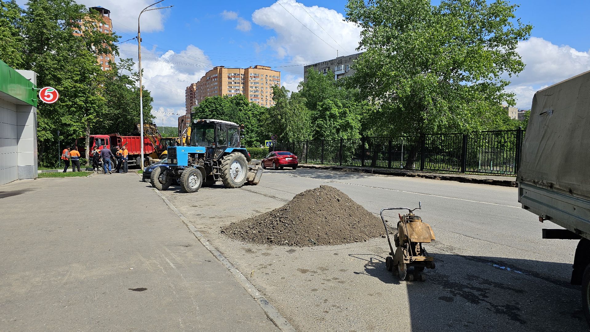 ремонт дорог, дороги Подмосковья, замена асфальта,