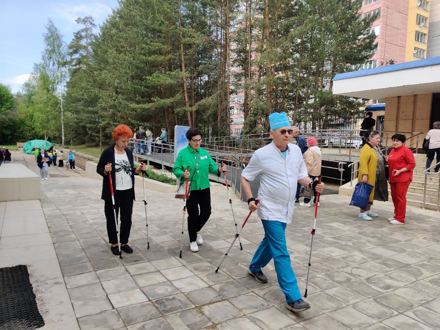 Красноармейск, Пушкинский, северная ходьба, физиотерапия, мастер-класс