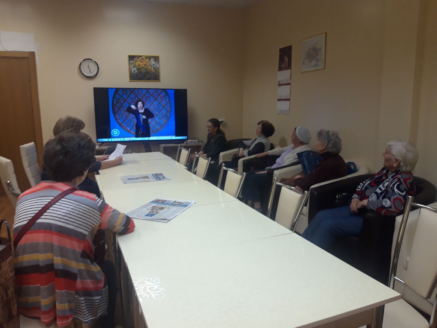 пенсионеры, концерт,