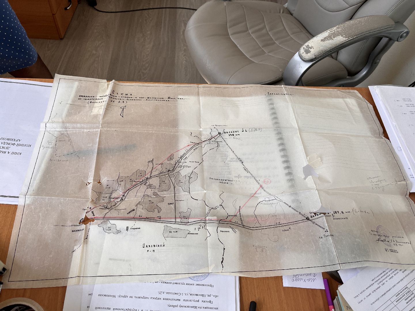 Шаховская, архив, Истрия