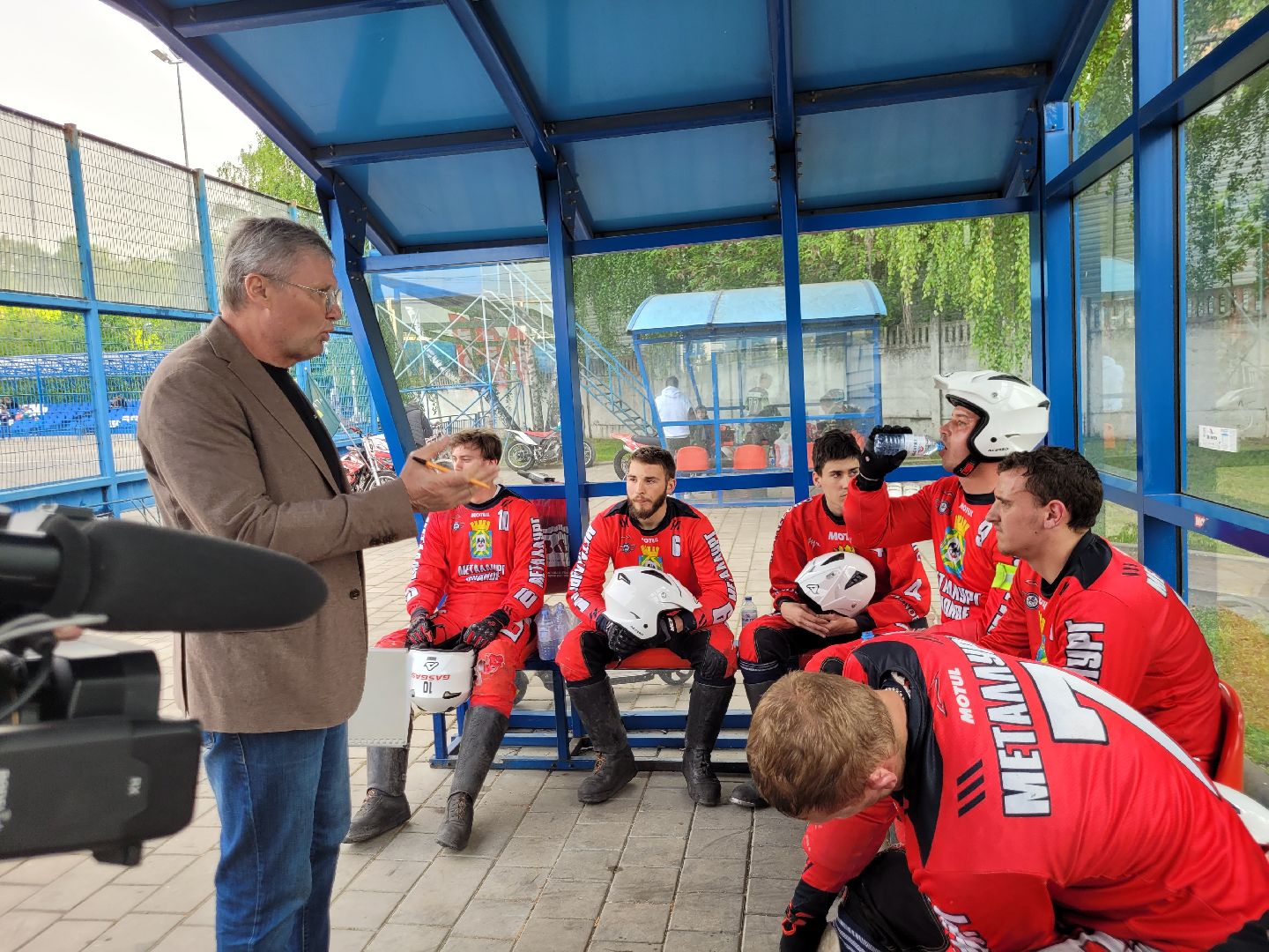 металлург; мотобол; матч; видное; стадион