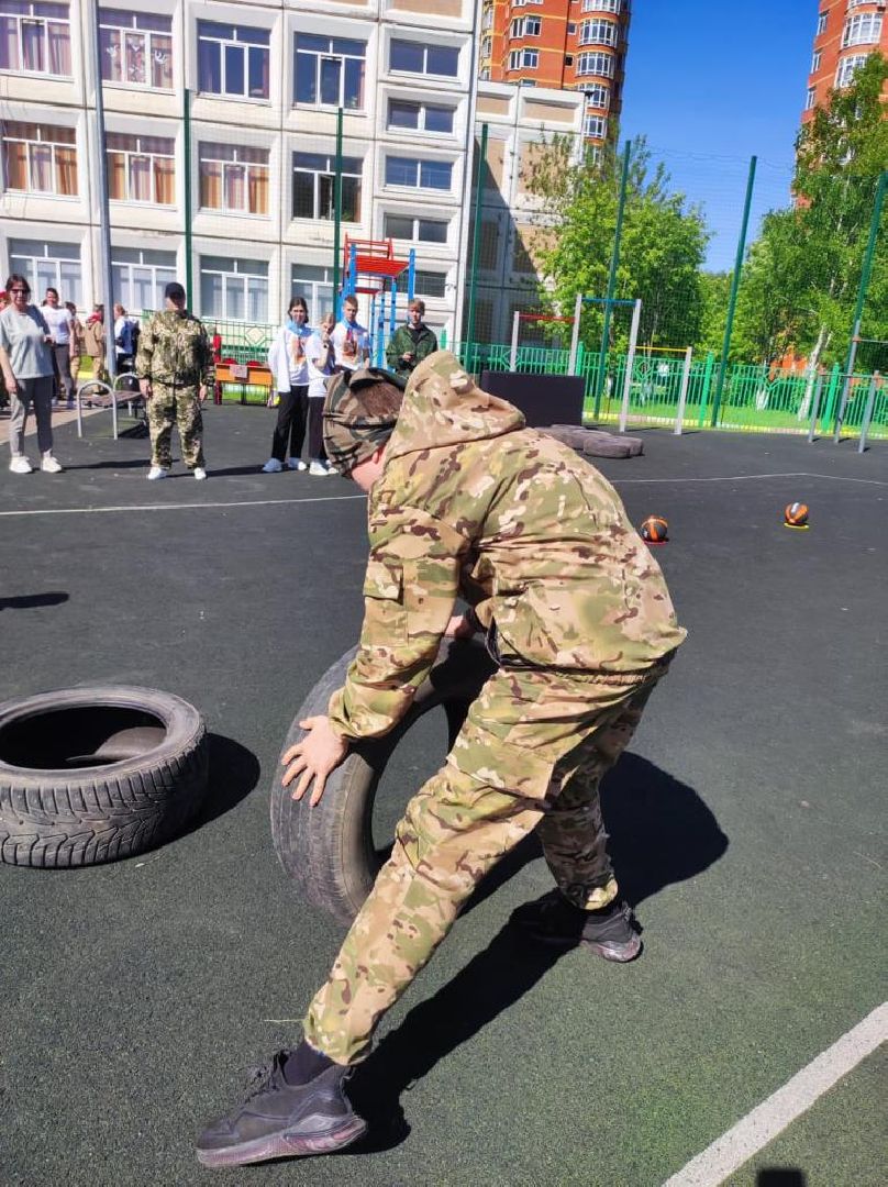 Одинцово, Зарница, Строевой смотр, Школа, Горки-10