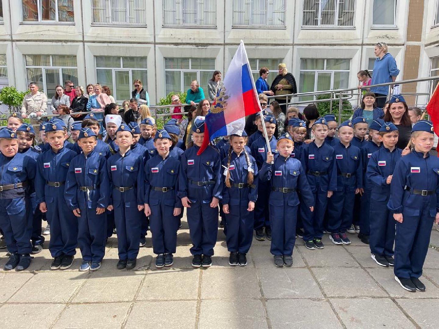 Одинцово, Зарница, Строевой смотр, Школа, Горки-10