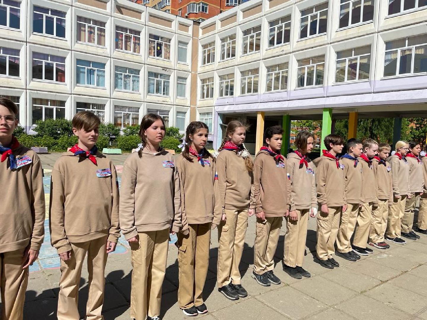 Одинцово, Зарница, Строевой смотр, Школа, Горки-10